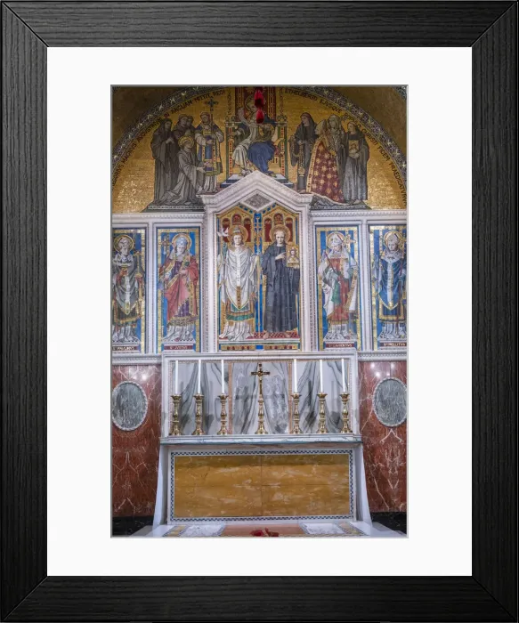 Framed Print : UK, England, London, neo-Byzantine frescoes in a chapel in the Catholic Westminster Cathedral Framed Print : UK, England, London, neo-Byzantine frescoes in a chapel in the Catholic Westminster Cathedral