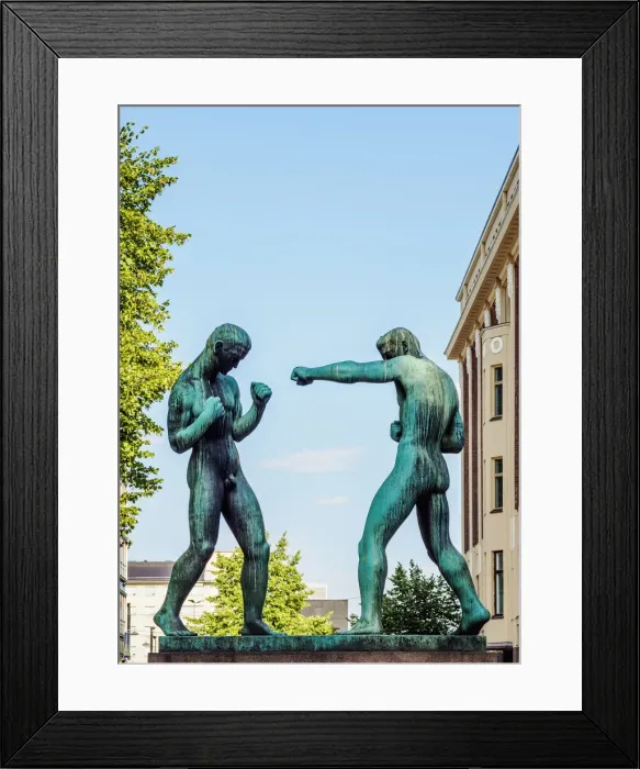Framed Print : The Boxers Statue at the Psivuori Park, Helsinki, Uusimaa County, Finland Framed Print : The Boxers Statue at the Psivuori Park, Helsinki, Uusimaa County, Finland