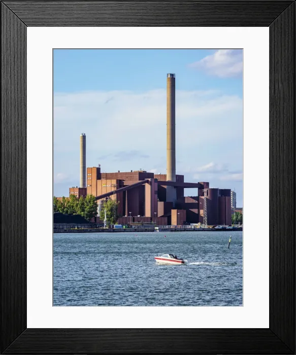 Framed Print : Hanasaari Power Plant, Helsinki, Uusimaa County, Finland Framed Print : Hanasaari Power Plant, Helsinki, Uusimaa County, Finland