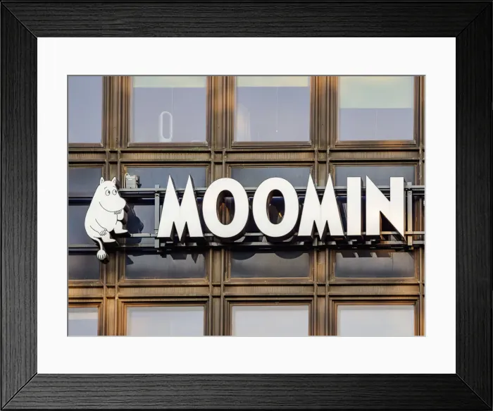 Framed Print : Moomin Shop, detailed view, Helsinki, Uusimaa County, Finland Framed Print : Moomin Shop, detailed view, Helsinki, Uusimaa County, Finland