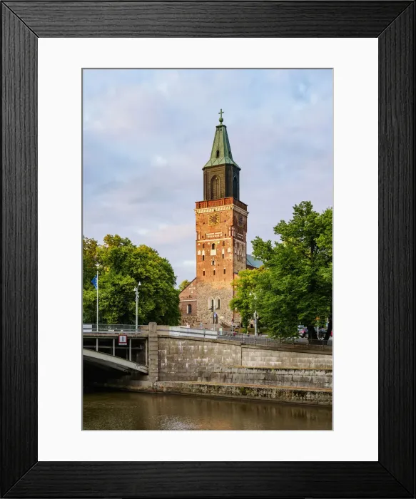 Framed Print : Cathedral at sunset, Turku, Finland Framed Print : Cathedral at sunset, Turku, Finland