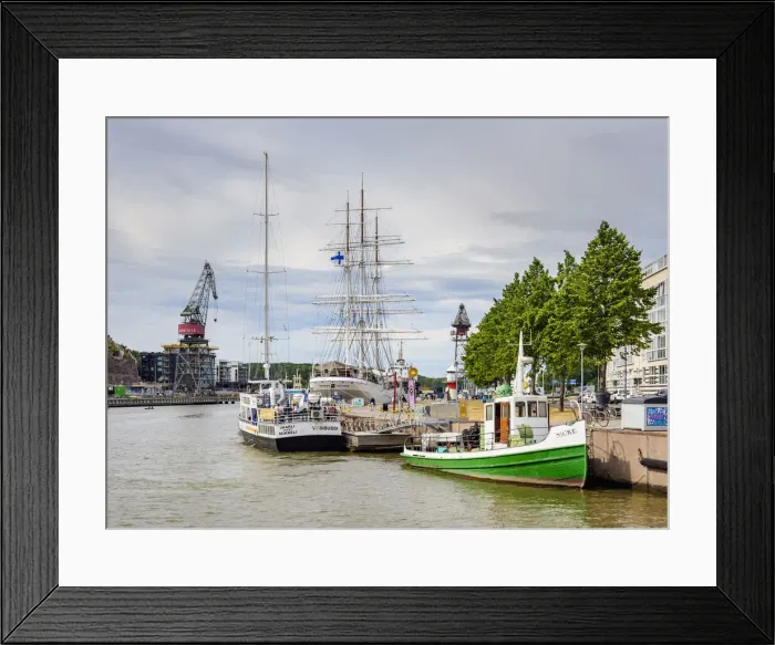 Framed Print : Aura River, Turku, Finland Framed Print : Aura River, Turku, Finland