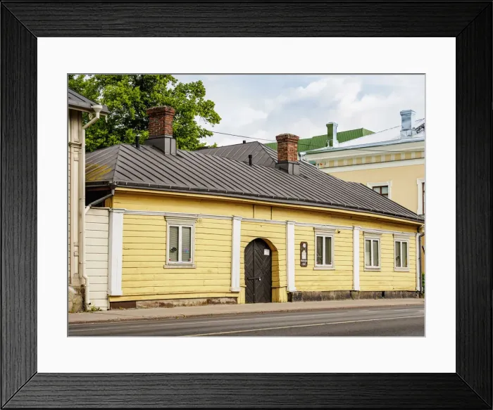 Framed Print : Traditional House in Turku, Finland Framed Print : Traditional House in Turku, Finland