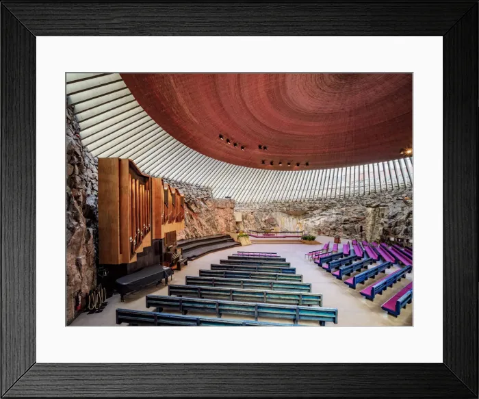 Framed Print : Temppeliaukio Church or Rock Church, interior, Helsinki, Uusimaa County, Finland Framed Print : Temppeliaukio Church or Rock Church, interior, Helsinki, Uusimaa County, Finland