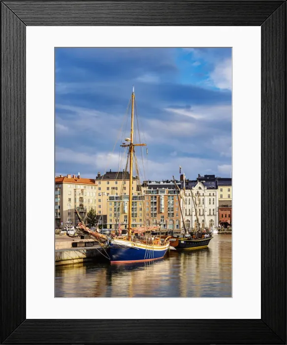 Framed Print : Pohjoissatama Harbour, Helsinki, Uusimaa County, Finland Framed Print : Pohjoissatama Harbour, Helsinki, Uusimaa County, Finland