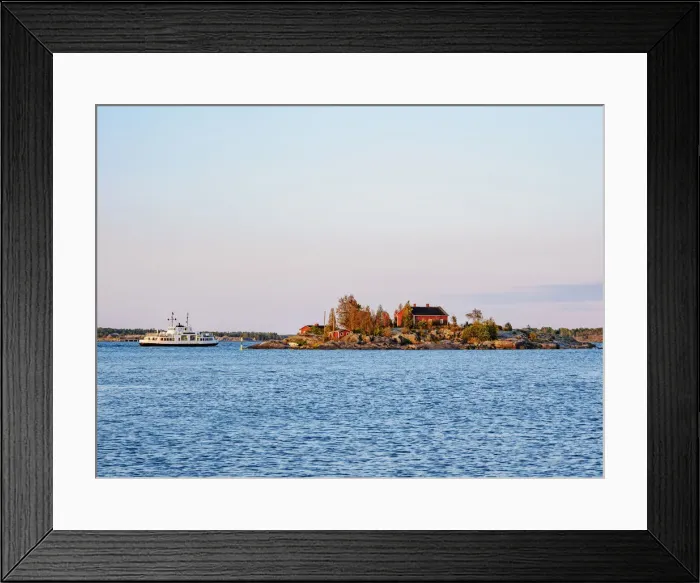 Framed Print : Ryssansaari Island at sunset, Helsinki, Uusimaa County, Finland Framed Print : Ryssansaari Island at sunset, Helsinki, Uusimaa County, Finland