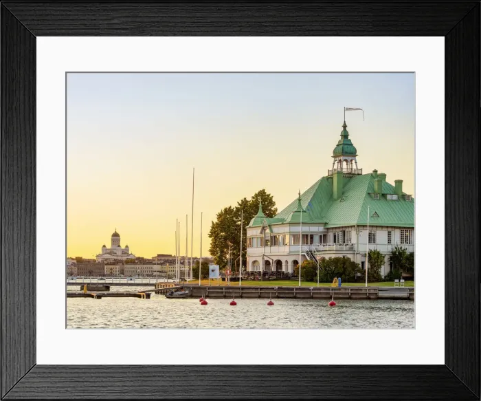 Framed Print : Valkosaari Island at dusk, Helsinki, Uusimaa County, Finland Framed Print : Valkosaari Island at dusk, Helsinki, Uusimaa County, Finland