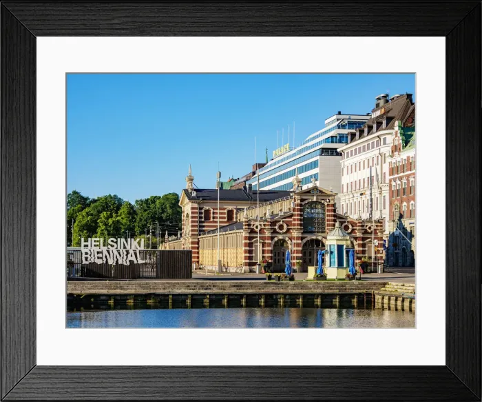 Framed Print : View towards the Market Hall, Helsinki, Uusimaa County, Finland Framed Print : View towards the Market Hall, Helsinki, Uusimaa County, Finland