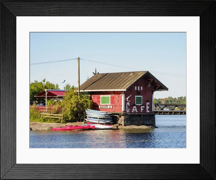 Framed Print : Cafe Regata, Helsinki, Uusimaa County, Finland Framed Print : Cafe Regata, Helsinki, Uusimaa County, Finland