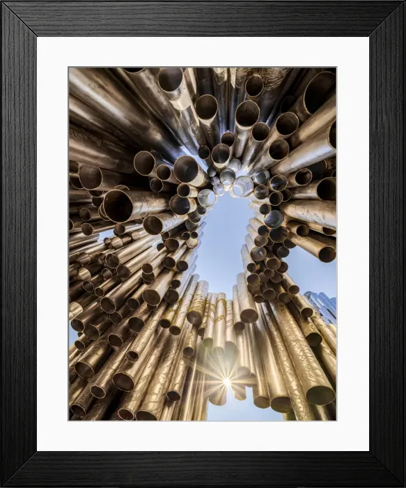 Framed Print : Sibelius Monument, low angle view, Helsinki, Uusimaa County, Finland Framed Print : Sibelius Monument, low angle view, Helsinki, Uusimaa County, Finland