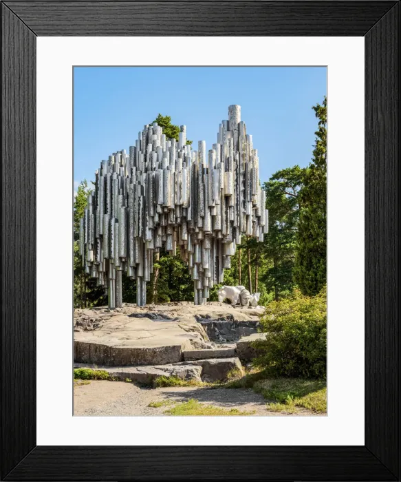 Framed Print : Sibelius Monument, Helsinki, Uusimaa County, Finland Framed Print : Sibelius Monument, Helsinki, Uusimaa County, Finland