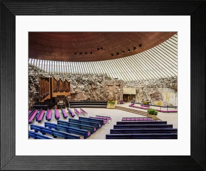 Framed Print : Temppeliaukio Church or Rock Church, interior, Helsinki, Uusimaa County, Finland Framed Print : Temppeliaukio Church or Rock Church, interior, Helsinki, Uusimaa County, Finland
