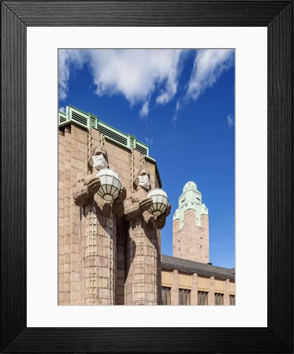 Framed Print : Train Station, Helsinki, Uusimaa County, Finland Framed Print : Train Station, Helsinki, Uusimaa County, Finland
