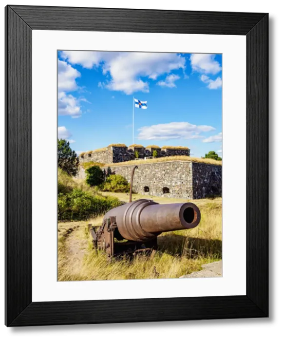 Framed Print : Suomenlinna Fortress, UNESCO World Heritage Site, Helsinki, Uusimaa County, Finland
