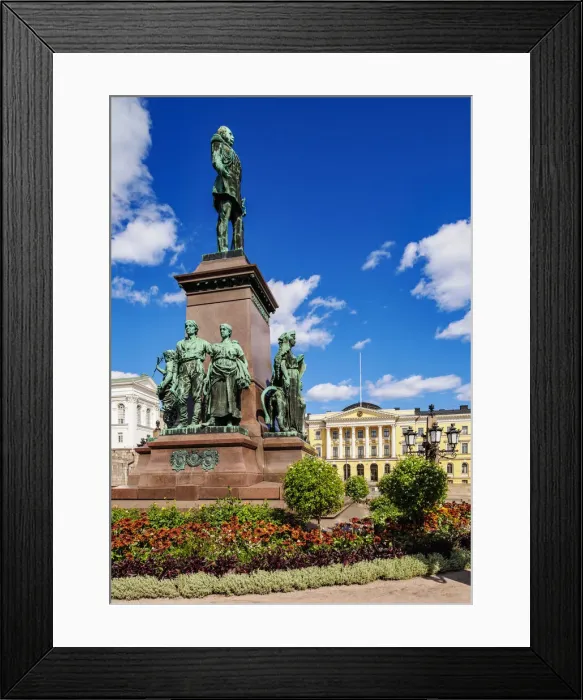 Framed Print : Alexander II Statue, Senate Square, Helsinki, Uusimaa County, Finland Framed Print : Alexander II Statue, Senate Square, Helsinki, Uusimaa County, Finland