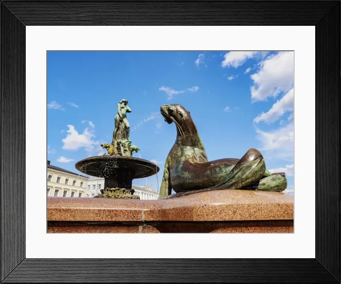 Framed Print : Havis Amanda Fountain, Kauppatori Market Square, Helsinki, Uusimaa County, Finland Framed Print : Havis Amanda Fountain, Kauppatori Market Square, Helsinki, Uusimaa County, Finland