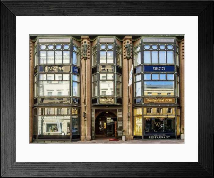Framed Print : Wuorio House, Helsinki, Uusimaa County, Finland Framed Print : Wuorio House, Helsinki, Uusimaa County, Finland