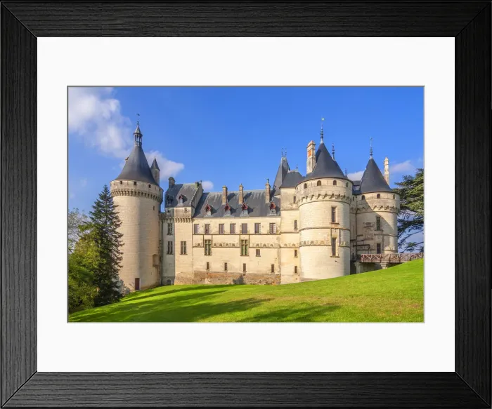 Framed Print : Chateau Chaumont, UNESCO World Heritage Site, Val de Loire, Chaumont-sur-Loire, Loire-et-Cher, Centre, France Framed Print : Chateau Chaumont, UNESCO World Heritage Site, Val de Loire, Chaumont-sur-Loire, Loire-et-Cher, Centre, France