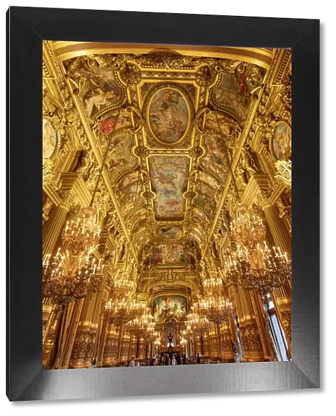 France, Paris, Opera Garnier Grand Foyer