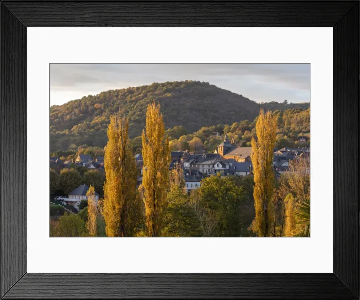 Framed Print : Meyssac village in the autumn, Correze, Nouvelle-Aquitaine, France Framed Print : Meyssac village in the autumn, Correze, Nouvelle-Aquitaine, France