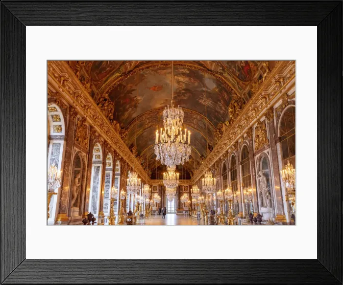 Framed Print : France, Ile-de-France, Yvelines, Versailles, Palace of Versailles, listed as World Heritage by UNESCO, The Hall of Mirrors Framed Print : France, Ile-de-France, Yvelines, Versailles, Palace of Versailles, listed as World Heritage by UNESCO, The Hall of Mirrors