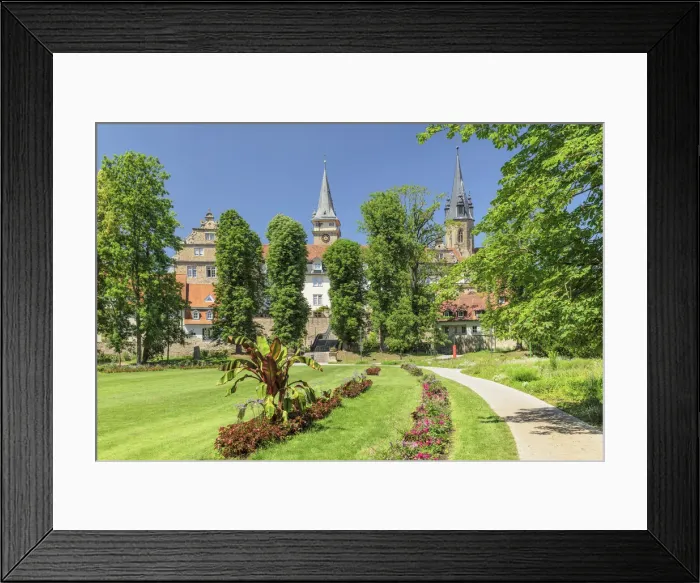 Framed Print : Ohringen Castle and Hofgarten Park, Ohringen, Hohenlohe, Baden-Wurttemberg, Germany Framed Print : Ohringen Castle and Hofgarten Park, Ohringen, Hohenlohe, Baden-Wurttemberg, Germany