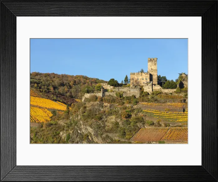 Framed Print : Burg Gutenfels, Kaub, Upper Middle Rhine Valley, Rhineland-Palatinate, Germany Framed Print : Burg Gutenfels, Kaub, Upper Middle Rhine Valley, Rhineland-Palatinate, Germany