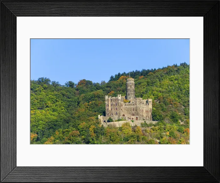 Framed Print : Maus Castle, St. Goarshausen, Rhine valley, UNESCO World Heritage site, Rhineland-Palatinate, Germany Framed Print : Maus Castle, St. Goarshausen, Rhine valley, UNESCO World Heritage site, Rhineland-Palatinate, Germany