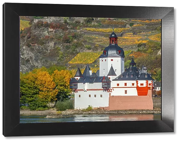 Pfalzgrafenstein castle, Kaub, Rhine valley, UNESCO World Heritage site, Rhineland-Palatinate, Germany