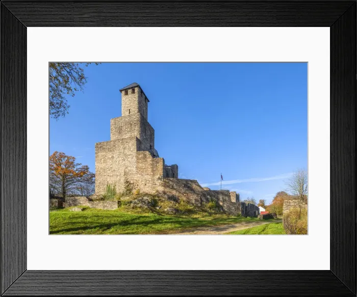 Framed Print : Grimburg castle, Hunsruck, Rhineland-Palatinate, Germany Framed Print : Grimburg castle, Hunsruck, Rhineland-Palatinate, Germany
