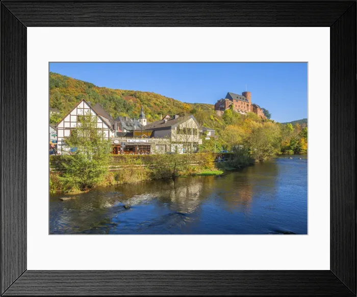 Framed Print : Heimbach castle, Rur valley, Eifel, North Rhine-Westphalia, Germany Framed Print : Heimbach castle, Rur valley, Eifel, North Rhine-Westphalia, Germany