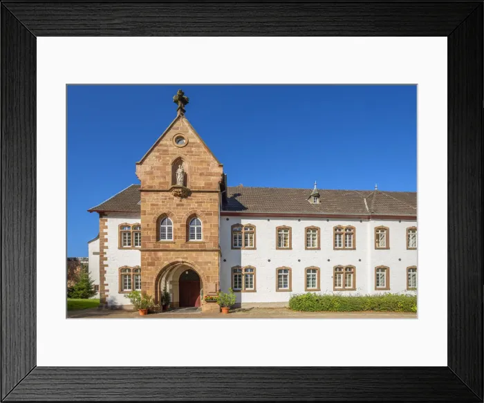 Framed Print : Mariawald abbey, Rur valley, Eifel, North Rhine-Westphalia, Germany Framed Print : Mariawald abbey, Rur valley, Eifel, North Rhine-Westphalia, Germany