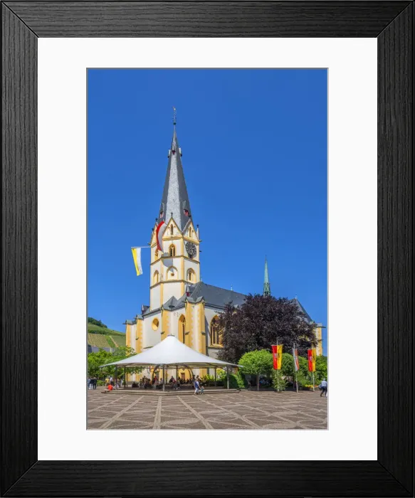Framed Print : St. Laurentius church, Ahrweiler, Bad Neuenahr, Ahr valley, Eifel, Rhineland-Palatinate, Germany Framed Print : St. Laurentius church, Ahrweiler, Bad Neuenahr, Ahr valley, Eifel, Rhineland-Palatinate, Germany