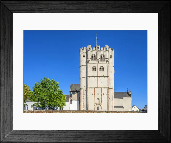 Framed Print : Munstermaifeld minster, Eifel, Rhineland-Palatinate, Germany Framed Print : Munstermaifeld minster, Eifel, Rhineland-Palatinate, Germany
