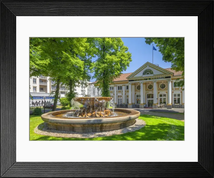 Framed Print : Thermal bathhouse, Bad Neuenahr, Ahr valley, Eifel, Rhineland-Palatinate, Germany