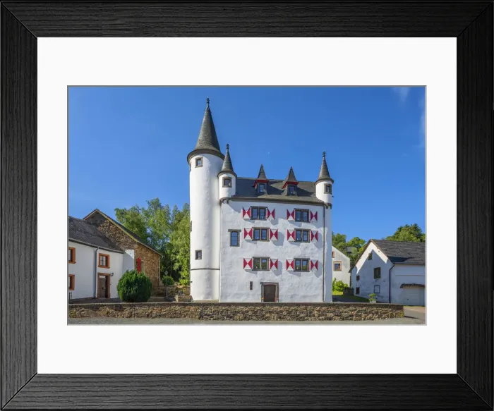 Framed Print : Dreis Castle, Dreis-Bruck, Eifel, Rhineland-Palatinate, Germany Framed Print : Dreis Castle, Dreis-Bruck, Eifel, Rhineland-Palatinate, Germany