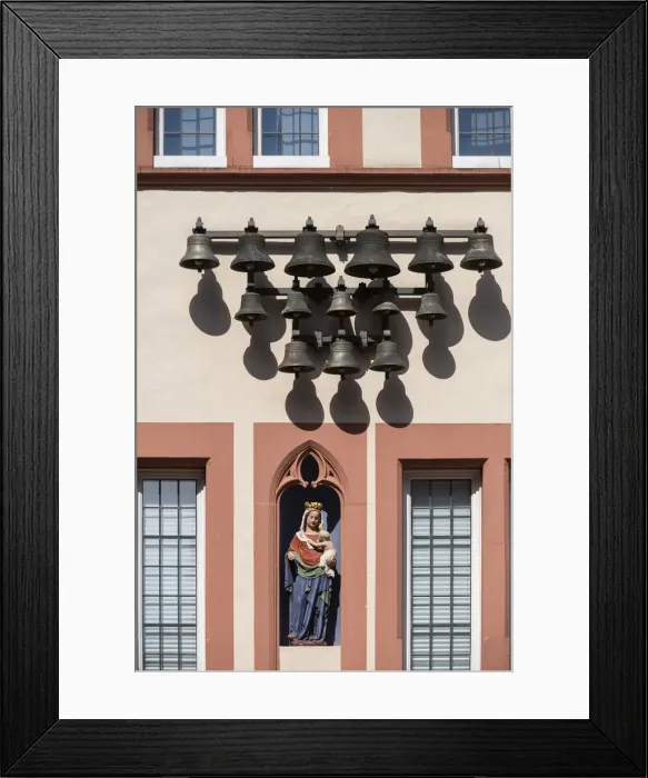 Framed Print : Glockenspiel at Steipe, main market, Treves, Mosel valley, Rhineland-Palatinate, Germany Framed Print : Glockenspiel at Steipe, main market, Treves, Mosel valley, Rhineland-Palatinate, Germany