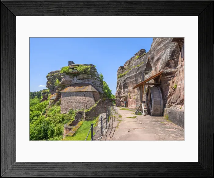 Framed Print : Ruin of castle Altdahn, Dahn, Wasgau, Palatinate Forest, Rhineland-Palatinate, Germany Framed Print : Ruin of castle Altdahn, Dahn, Wasgau, Palatinate Forest, Rhineland-Palatinate, Germany