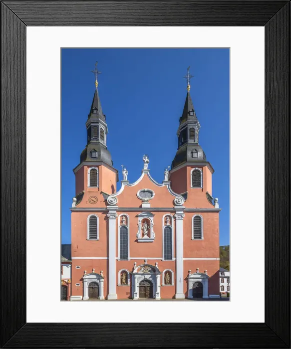 Framed Print : St. Salvator basilica, Prum, Eifel, Rhineland-Palatinate, Germany Framed Print : St. Salvator basilica, Prum, Eifel, Rhineland-Palatinate, Germany