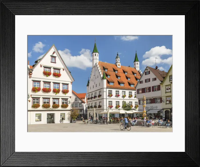 Framed Print : Town hall at the market square, Biberach an der Riss, Upper Swabia Baroque Road, Upper Swabia, Baden-Wurttemberg, Germany Framed Print : Town hall at the market square, Biberach an der Riss, Upper Swabia Baroque Road, Upper Swabia, Baden-Wurttemberg, Germany