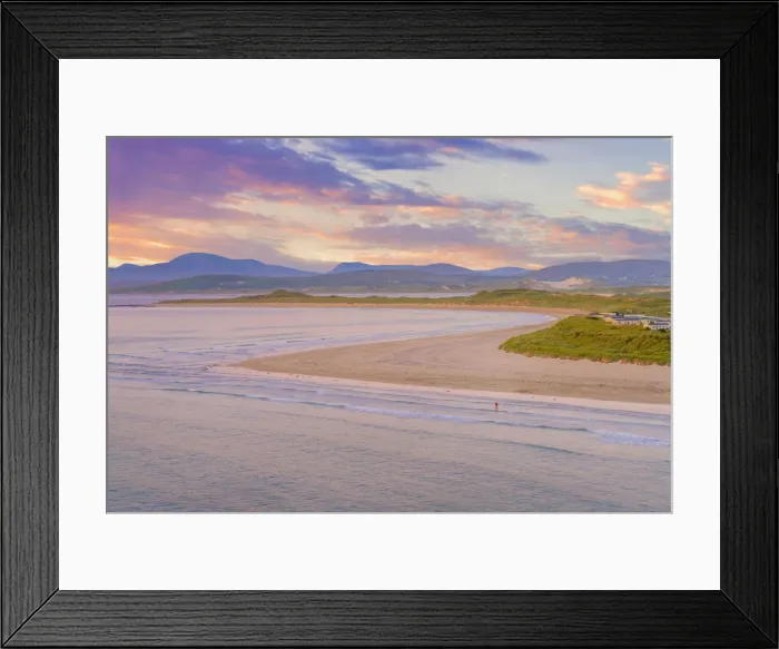 Framed Print : Ireland, Co. Donegal, Portnoo, Nairn Strand at dusk Framed Print : Ireland, Co. Donegal, Portnoo, Nairn Strand at dusk