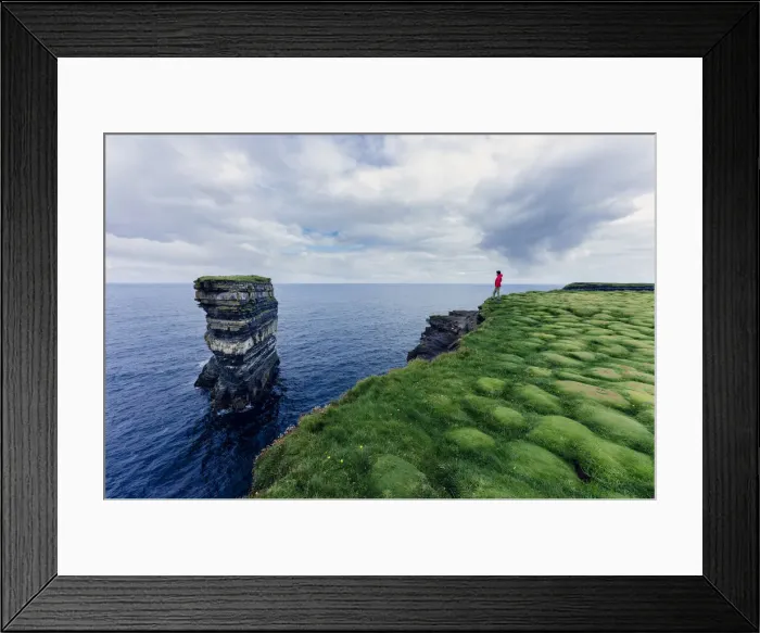 Framed Print : Downpatrick Head, Ballycastle, County Mayo, Donegal, Connacht region, Ireland, Europe. The famous sea stack in the ocean Framed Print : Downpatrick Head, Ballycastle, County Mayo, Donegal, Connacht region, Ireland, Europe. The famous sea stack in the ocean