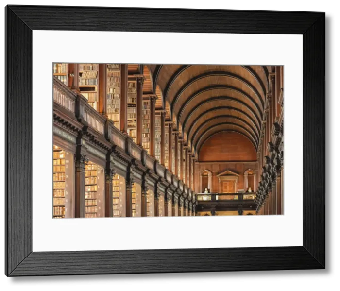Framed Print : Republic of Ireland, Dublin, Trinity College, Old Library