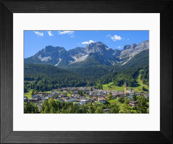 Framed Print : View at Padola, Belluno, Dolomites, Italy Framed Print : View at Padola, Belluno, Dolomites, Italy