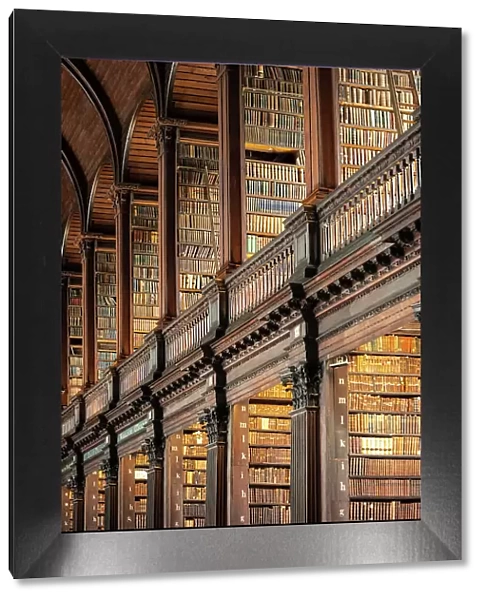 Republic of Ireland, Dublin, Trinity College, Old Library, spiral staircase