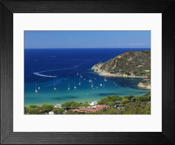 Framed Print : Procchio Beach, Elba Island, Livorno District, Tuscany, Italy Framed Print : Procchio Beach, Elba Island, Livorno District, Tuscany, Italy
