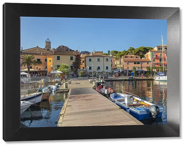 Port of Porto Azzuro, Elba Island, Livorno District, Tuscany, Italy