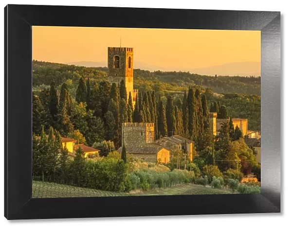 San Michele Arcangelo a Passignano Abbey, Badia a Passignano, Chianti, Firenze District, Tuscany, Italy