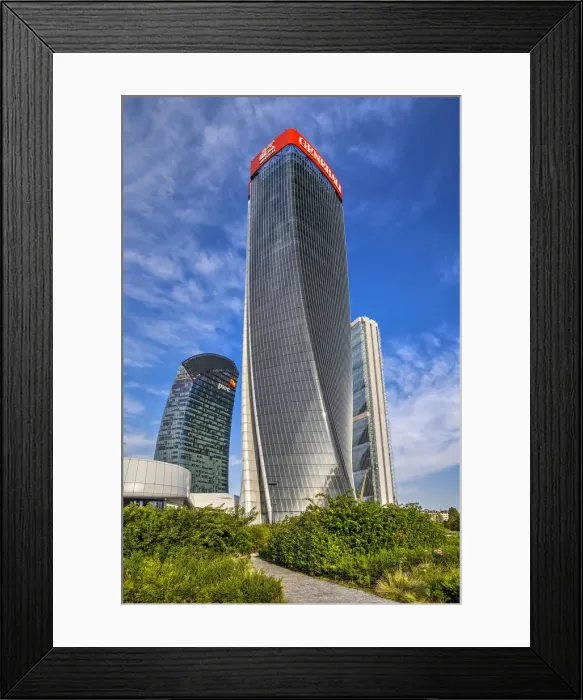Framed Print : Skyscrapers at Citylife business district, Milan, Lombardy, Italy Framed Print : Skyscrapers at Citylife business district, Milan, Lombardy, Italy