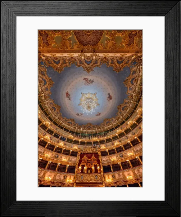 Framed Print : Interior vew of Teatro La Fenice opera house, Venice, Veneto, Italy Framed Print : Interior vew of Teatro La Fenice opera house, Venice, Veneto, Italy